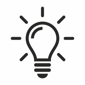 shine, website, isolated, electric, white, lamp, innovation, illuminated, power, bulb, glowing, line, sign, vector, symbol, lightbulb, electricity, light, graphic, glow, intelligent, black, idea, flat, icon, energy, illustration, invention, web, solution, think, illumination, background