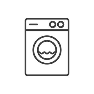 wash, machine, washing, icon, vector, domestic, house, clothes, appliance, symbol, home, single, laundry, clean, equipment, washer, interior, clothing, clear, room, towel, dry, simple, service, electric, electronic, residential, electrical, household, soap, linen, housework, detergent, app, laundromat, wringer, washhouse, line, isolated, illustration, design
