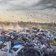 destruction, catastrophe, beauty, poison, landfill, trouble, evaporation, smoke, resource, bag, plastic, landfill, waste, waste management