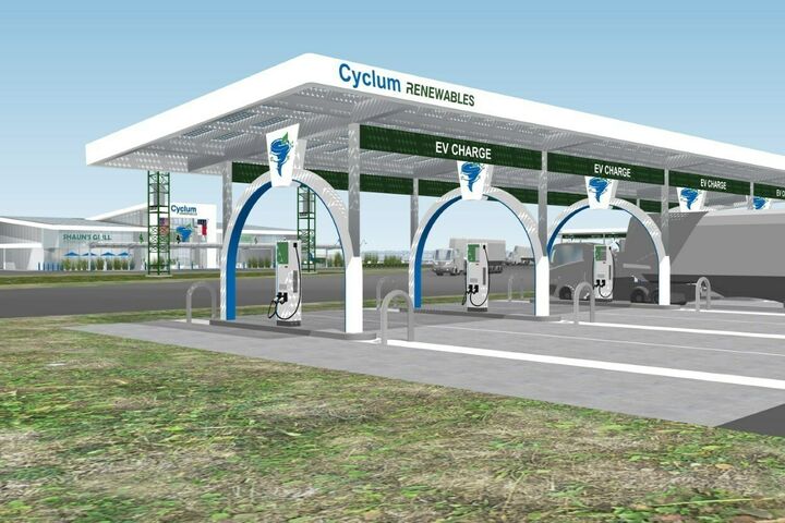 Cyclum Renewables LLC EV terminal, e-trucks,