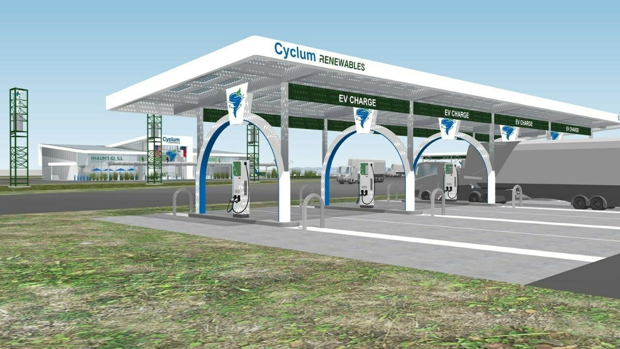 E-Trucks: Cyclum Renewables announces renewable truck stop network | WMW