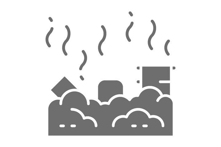 monochrome, gray, grey, dirt, symbol, environmental, leak, element, bio, emission, city