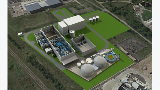 Artists impression of the Deeside RDF facility