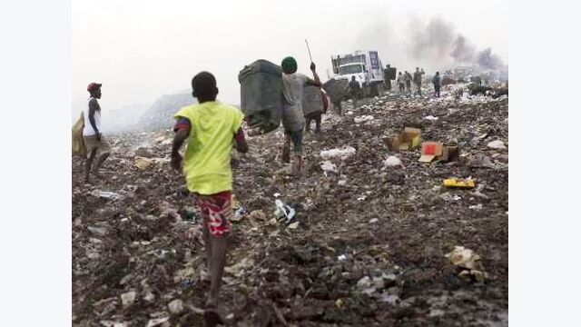Dumpsite in Triutier/Haiti, report on circularity and blue economy