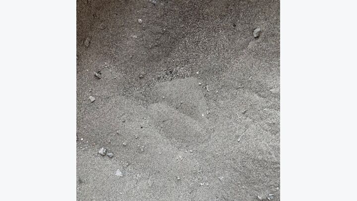 ashes (< 0.2 mm)