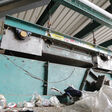 Bunting's Eddy Current Separator and Overband Magnet in operation at Parry & Evans Recycling plant