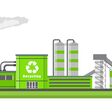 recycling, recycle, waste, garbage, illustration, vector, sorting, trash, flat, isolated, factory, rubbish, bin, environment, business, ecology, can, background, plant, white, concept, organic, design, nature, green, landfill, industrial, structure, smoke, power, segregation, pollution, toxic, eco, ecological, energy, icon, industry, management, disposal, dump, chemical, graphic, facility, conservation, process, production, manufacturing, construction, station