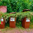 area, bin, bins, bio, biological, biowaste, brown, can, cleaning, climate, collection, container, czech, dirt, dirty, discard, dustbin, ecology, environment, full, garbage, garbage can, garden, gardening, grass, green, heap, junk, natural, nature, organic, outdoor, outdoors, outside, park, plant, prague, recyclable, recycle, recycleable, recycling, refuse, reused, rubbish, separate, summer, trash, village, waste