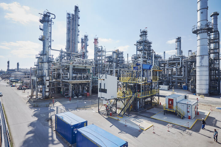 Chemische Recycling Anlage Raffinerie Schwechat