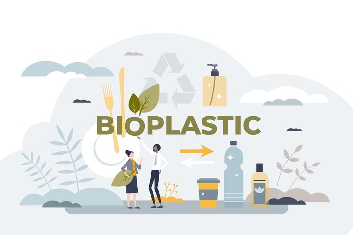 bio, plastics, bioplastics, pollution, waste, green, eco, recycle, bag, nature, clean, trash, ecology, environmental, product, safe, care, plastic, organic, molecular, svg, concept, illustration, container, reuse, rubbish, free, material, leaf, biodegradable, friendly, save, protect, planet, packaging, package, sustainability, biologic, bioplastic, box, environment, plant, reduce, tiny, transparent, person, sustainable, bottle, cutlery
