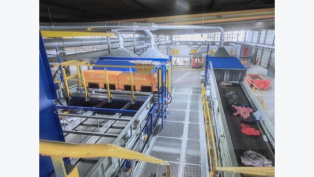 Photo 03 Sysav textile sorting plant built by STADLER