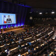 Delegates gather at the UNESCO Headquarters for the first day of INC-2