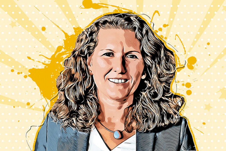 Cartoon Marion Huber Humer klein