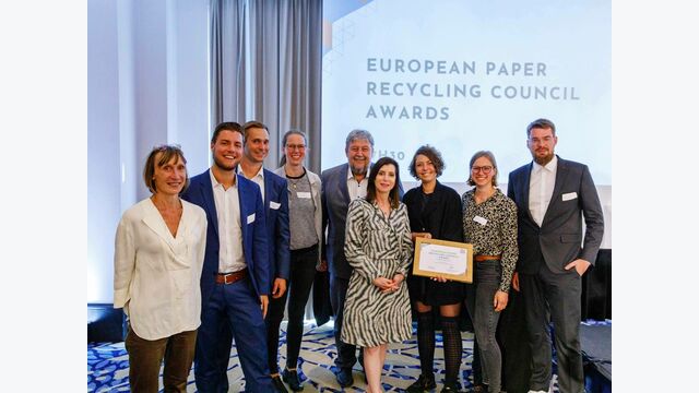 European Paper Recycling award Paper Packaging Day22