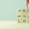 Growing sustainability. LCA-Life cycle assessment concept. Assessing environmental impacts associated on value chain product. Carbon footprint evaluation. ISO LCA standard, aim to limit climate change