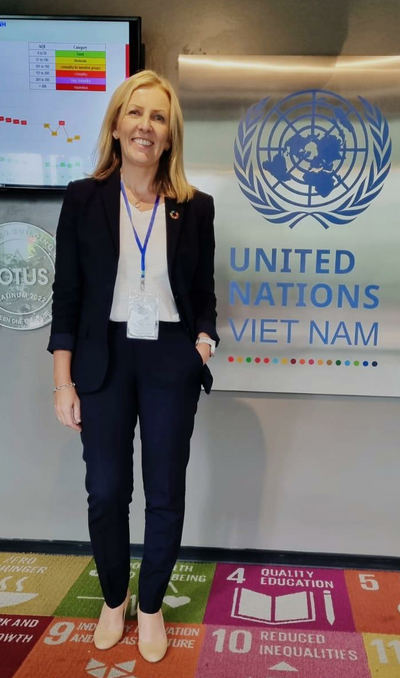 © TOMRA TOMRA CEO and president Tove Andersen at the UN in Vietnam
