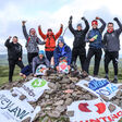 Mountains Waun Fach and Pen y Gadair Fawr in the Black Mountains. Mountains 9 and 10 on the 10nTaff Challenge for Ty Hafan