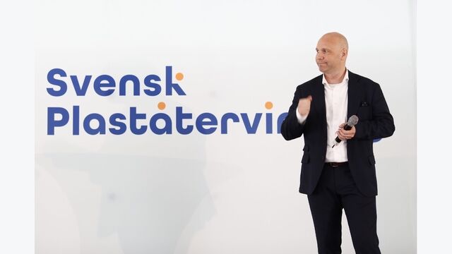 Mattias Philipsson, CEO of Svensk Plaståtervinning