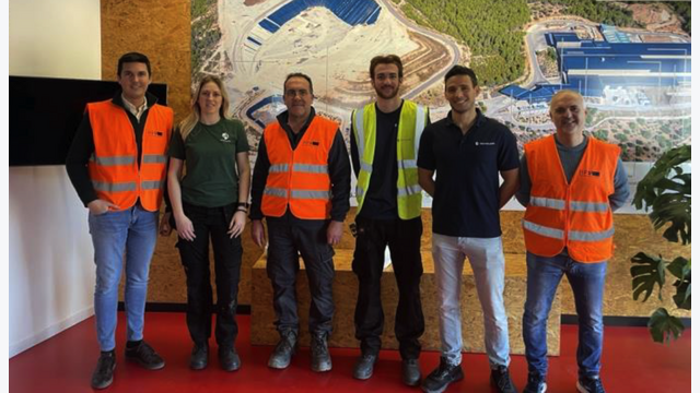 The Recycleye and Urbaser team together on a recent planning site visit