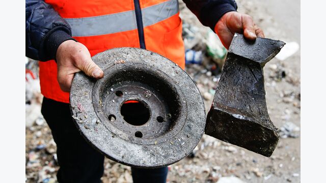 Bunting ElectroMax Overband Magnets at W Maw Recycling in Rotherham