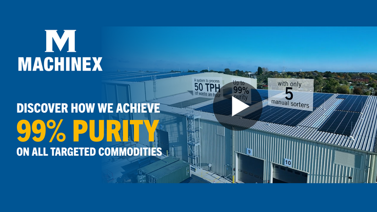 © Machinex Discover how we achieve 99% purity on all targeted commodities