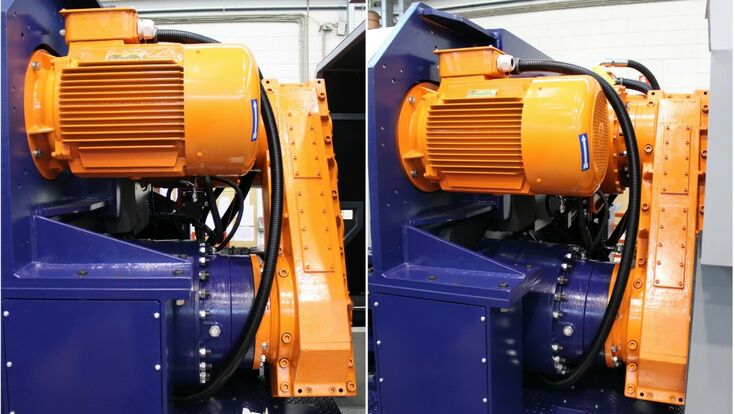 Electric drive shredders