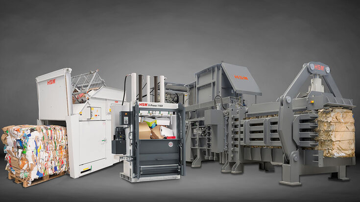 © HSM Bailing Presses at IFAT 2024