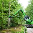The SENNEBOGEN 718 E impresses with its space-saving dimensions.