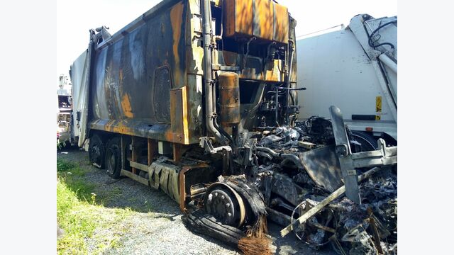 Veolia truck fire 3