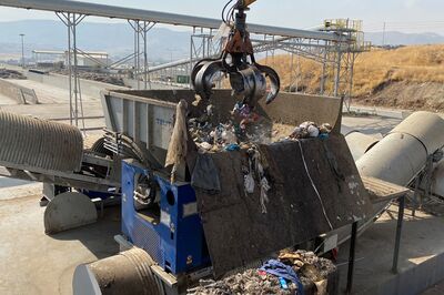 With a second TEUTON ZS 55 single shaft shredder, even larger quantities of MSW can be prepared for treatment in the future.