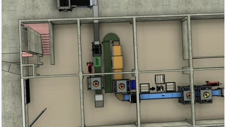 Preliminary design of a wood recycling facility by the Wood2Wood Project