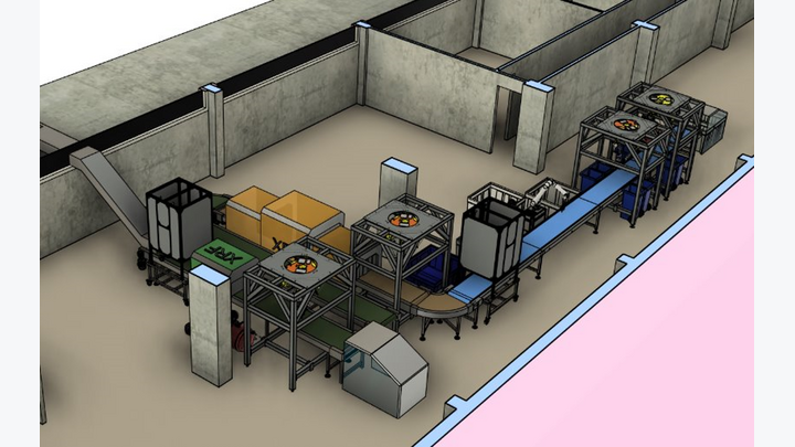 Preliminary design of a wood recycling facility by the Wood2 Wood Project 2