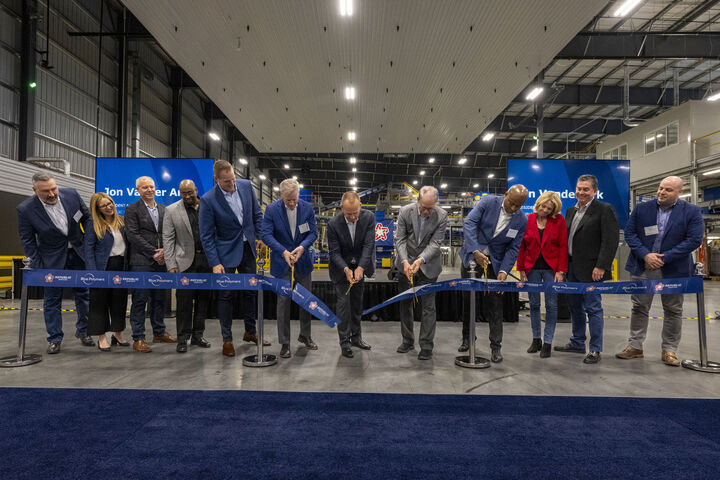 RIBBON CUTTING: Operations at Republic Service?s Polymer Center Tuesday, March 18, 2025, in Indianapolis.