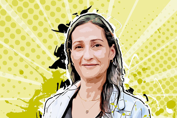 Delila Khaled cartoon