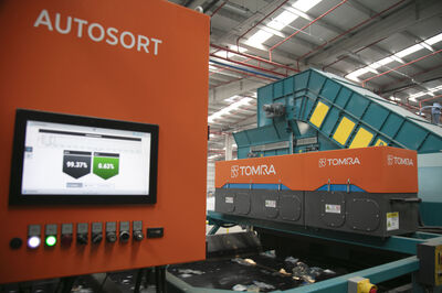 © TOMRA The facility's sorting machines include four AUTOSORT™, two INNOSORT™ FLAKE and two AUTOSORT™ FLAKE units.