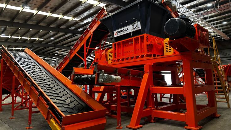 Fornnax Tyre Recycling Machine at RPM Automative Limited
