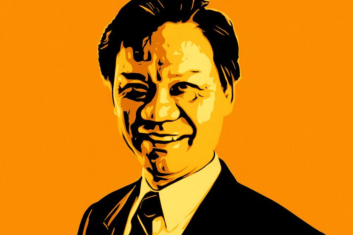 James Law cartoon gelb