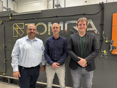 Frank van de Winkel (TOMRA), Tom Jansen (TOMRA) and Wilhelm Kiefer (Novelis) shared findings from various test results in Twitch sorting.