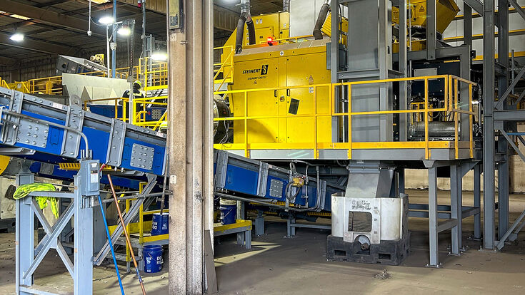 Conservit has been relying on STEINERTs sorting systems for years, such as the STEINERT CHUTEC for sorting non-ferrous heavy metals.