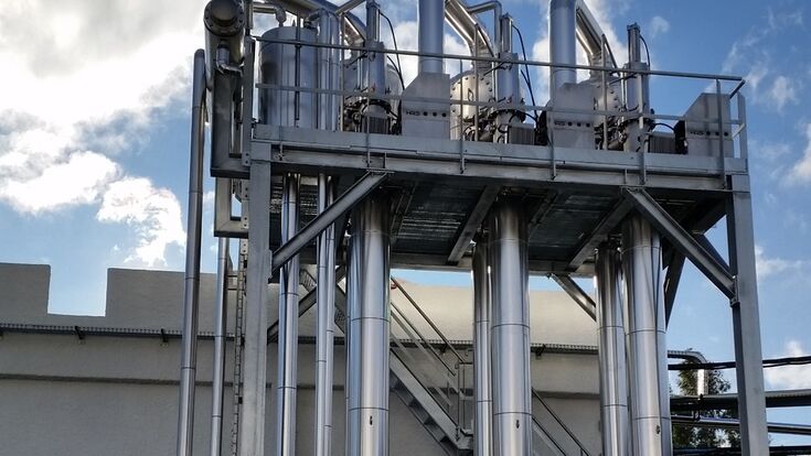 Heat exchangers, such as the HRS Unicus Series, can be a very efficient means of evaporation