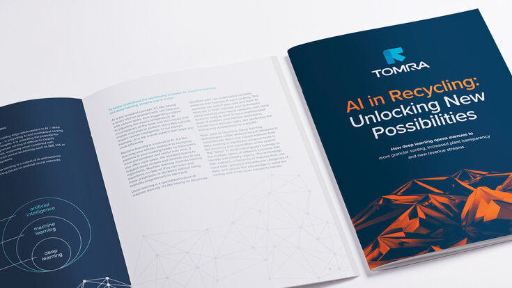 TOMRA’s new eBook explores the role of AI in revolutionizing the global recycling industry.