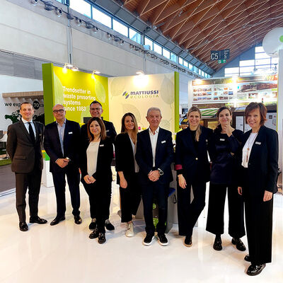 Sales team Mattiussi Ecologia at Ecomondo 2024
