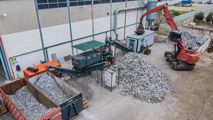 Aluminium, Container, Bagger
