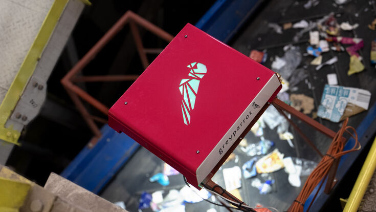 Greyparrot Analyzer Unit the hardware collecting data that is fed into the deepnest platform 3