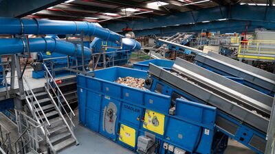 Photo 07 STADLER Ballistic Separators at BZB LVP Sorting Plant in Spain resized