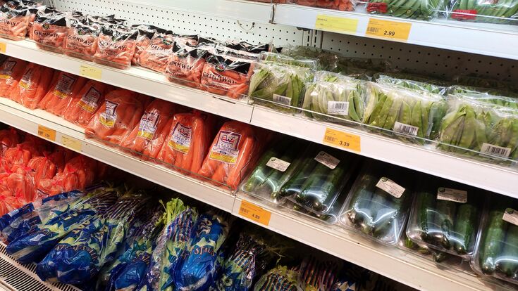 vegetable, pack, plastic, container, wrap, price, tag, sale, cool, chiller, rack, supermarket, customer, salad, tomato, carrot, business, mart, sell, packaging, nutrition, buy, plastic wrap food, fresh vegetables, retail, organic, natural, transparent, purchase, fridge, compartment, preserve, freezer, box, cold, storage, freshness, inside, raw, fruit, close-up, healthy, fresh, product, shelf, grocery, market, shop, store, food