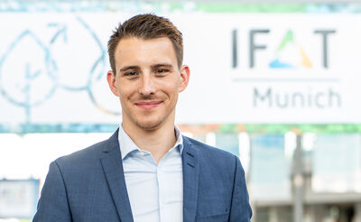 Abfall- und Rohstoffwirtschaft, Abwasser-, IFAT 2022, Messe München, München, Weltleitmesse für Wasser- Philipp Eisenmann.Exhibition Director IFAT Munich, Messe München GmbH, IFAT Munich Exhibition Director Philipp Eisenmann