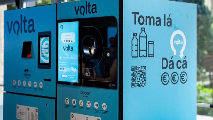 Volta DRS machine small, Sensoneo, DRS Portugal