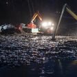 Until the morning of 7 February, 2021, water management staff removed a total of 1200 cubic meters of floatage including 120 cubic meters of inorganic matter (plastic, tyres, communal waste).