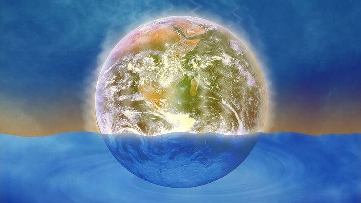 Sinking into the ocean, our planet's climate is also warming at an alarming level.